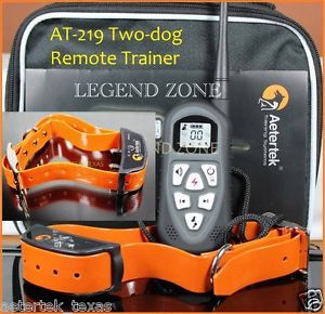 Remote Dog Trainer Electric Shock Collar Auto Anti Bark Rechargeable Waterproof