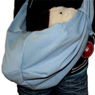 Sling Carrier Pet Dog Puppy Bag Pouch Reversible Blue