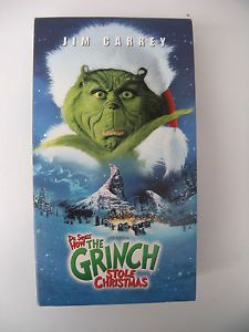 Dr Seuss How The Grinch Stole Christmas VHS 2000