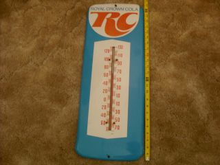 Royal Crown RC Cola Thermometer 26"Tall Nice Works  Soda Sign Havemore