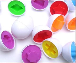 Baby Child Smart Toy Eggs Shape Pairing Learning Blocks Educational Toys Gift