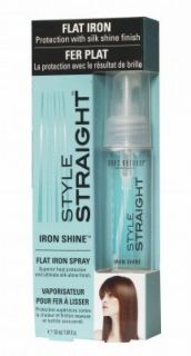 Style Straight Iron Shine Flat Iron Spray with Silk Shine Finish 1 69 Oz