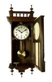 Beautiful Antique French Fadola Westminster Chime Wall Clock at 1900