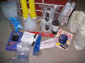 Science Kit Glass Beakers Thermometers Measuring Cups Spoons More