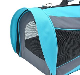 Airline Pet Carrier Crates Dog Cat Booster Seat Comfort Mesh Bag Foldable New