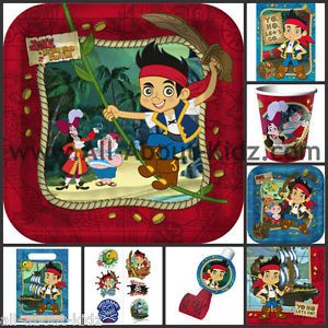 Disney Jake and The Never Land Pirates Birthday Party Supplies Make Your Own Set