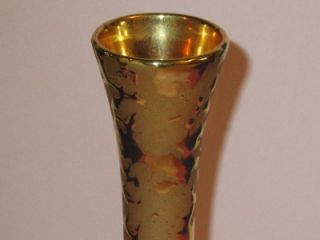 Vintage Weeping Gold Vase USA Pottery Cameron Clay Pottery Beautiful Vase