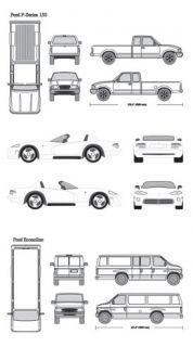 Over 50 000 Scaled Vector Car 'N Truck Vehicle Outline Images 2011 Collection
