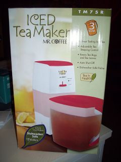 Mr Coffee TM75R Iced Tea Maker