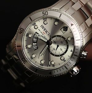 Invicta Mens Scuba Pro Diver Swiss GMT Bracelet Stainless Steel Watch 6091 New