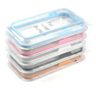 Slim Colored Clear Soft TPU Side Bumper Frame Case for Samsung Galaxy Ace S5830