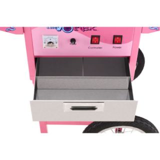 Great Northern Popcorn Commercial Cotton Candy Machine Floss Maker with Cart