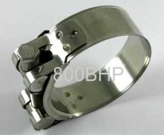 Stainless Steel Heavy Duty Hose Clamp 56 59mm Clips Silicone T Bolt Clamps