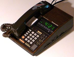 Vintage Panasonic Easaphone RC T370 Telephone Alarm Clock Radio Speakerphone