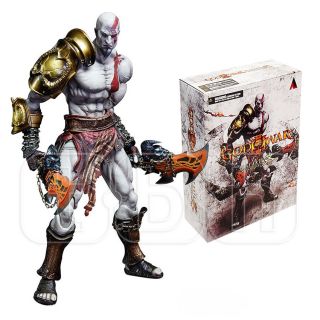 9" Kratos Figure God of War III Square Enix Play Arts Kai Action Spartan 3