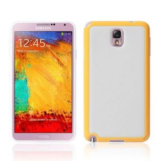 Yellow PC TPU Protective Phone Case Cover for Samsung Galaxy Note 3 III N9000