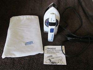 Travel Smart Franzus Travel Lite Fold Up Iron w Steam and Spray Wrinkles Away