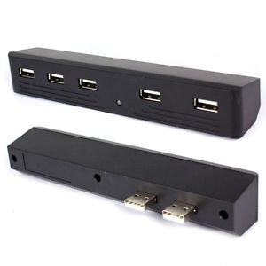 Newest 5pcs USB Ports Hub for Sony PS3 PS3 Silim Consoles Brand New