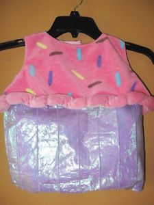 Adorable Cupcake Costume Baby Girl 9mos Size Halloween Pink Purple No Hat