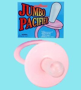 Adult Baby Pink Blue Boy Girl Pacifier Toy Prop Infant Accessory Costume