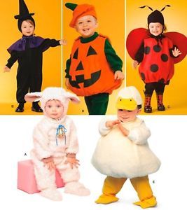Sewing Pattern Simplicity 2788 Baby Toddler Lamb Duck Halloween Costumes 6mos 4