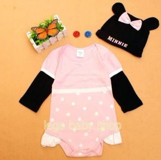 Baby Unisex Cartoon Character Costume Bodysuit with Hat 7 Style 9M 36M