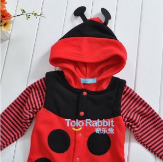 Baby Toddler Fleeced Costume Baby Bodysuit Outerwear Baby Birthday Gift H1302