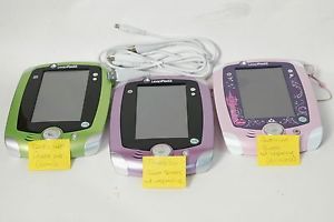 Lot of 6 Handheld Game Consoles for Parts Repair LeapPad 2 Leapster 2 MOBIGO2