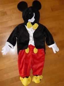 Toddler Disney Boys Girls Mickey Mouse Costume Dress Up Size 4T Jumpsuit