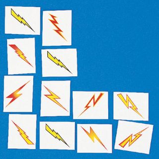 72 Lightning Bolt Tattoos Super Hero Temporary Kids Birthday Party Favors