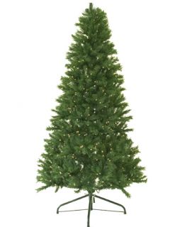 8' Lexington Fir Pre Lit Artificial Christmas Tree
