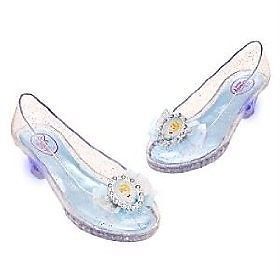  Princess Cinderella Costume Shoe Light Up Toddler Shoe Size 7 8 New