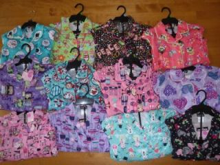 Joe Boxer Girls Joe Boxer Loungewear Cats and Dogs Girls Flannel Pajama  (6/8)