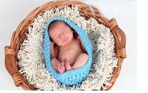 Cute Baby Infant Knitted Spring Bag Costume Photo Photography Prop Newborn L48