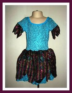 Little Mermaid Dance Recital Ballet Jazz Pageant Toddler Girl Costume Size 5 Yea