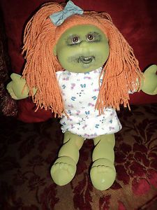 OOAK Cabbage Patch Kid Living Dead Zombie Tot Baby Doll Walking Dead Reborn