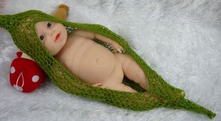 Cute Baby Infant Green Net Bag Costume Photo Photography Prop Newborn 0 5 Mon L6
