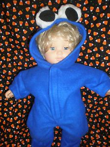 Clothes Bitty Baby Cookie Monster Halloween Costume