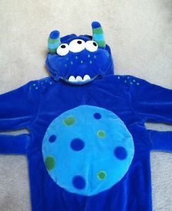 Koala Kids Three Eyed Blue Monster Baby Boy Halloween Costume 18 MO