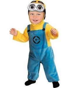 Minion Dave Despicable Me 2 Halloween Costume Toddler Boy Girl Size 12 18 Months