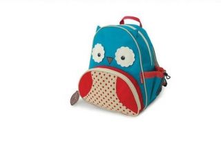 Lovely Owl Shape Baby Child Oxford Canvas Animal Backpack Shoulders Bag A07