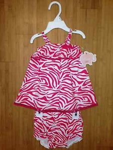 $30 Lot Baby Girl Newborn Clothes 2 Piece Gift Set Outfit Size 0 3 Months Old