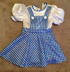 Toddler Girls Dorothy Halloween Costume Dress 3T 4T
