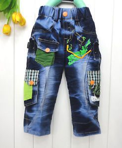 New Gorgeous Toddler Boy Denim Jeans Pants Clothes Size 1 2 3 4