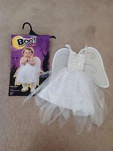 Baby Girls Baby Angel Halloween Costume with Wings Size 12 18 24 Months