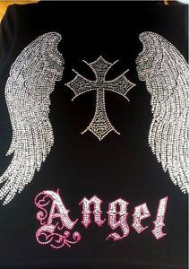 Crystal Angel Wings T Shirts
