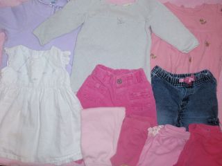 Baby Girl Clothing 10pc Lot Mixed Name Brands All Size 6 12M Sweaters Denim