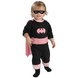 Pink Batgirl Costume Newborn Baby Batgirl Superhero Halloween Fancy Dress