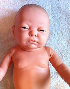 Lifelike 22 inch Berenguer Baby Girl Doll All Vinyl Reborn Gift or Collecting