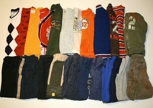 Huge Toddler Baby Boy Clothes Fall Winter Size 18 24mo 2T Used Kids Outfit Lot